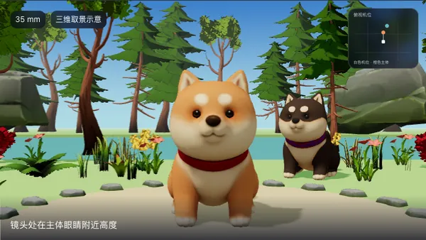 镜头处在接近主体眼睛的高度